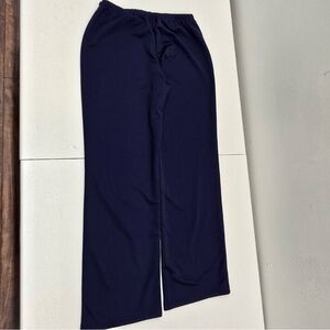 G.W. Sport  Navy Wide-Leg Trousers size
